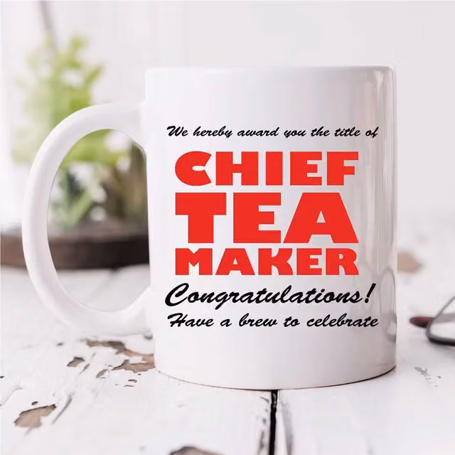 60 Second Makeover Limited Chief Tea Maker Ceramic Mug in White