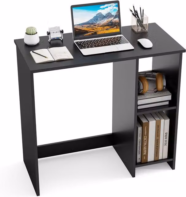 Gymax Modern Black Home Office Computer Desk – 1