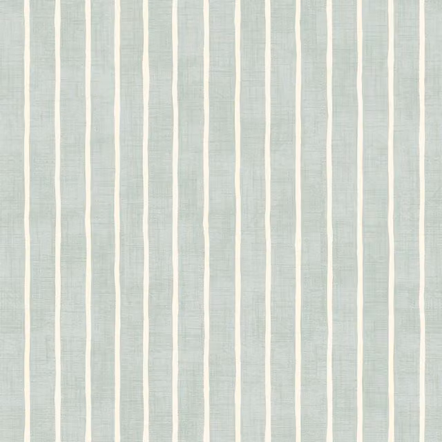 iLiv Pencil Stripe Fabric in Duckegg Blue