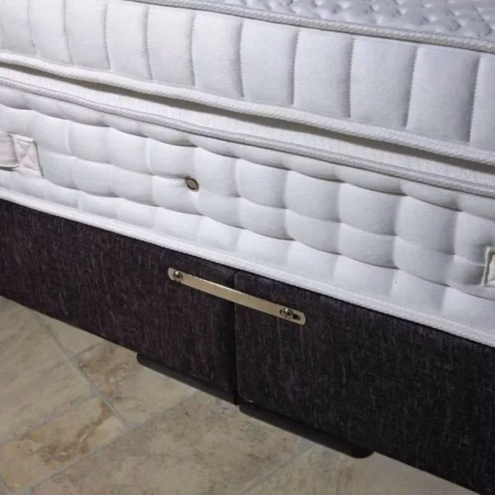Stratus Interiors Dream Vendor Heritage 3000 Pocket Sprung Latex Pillow Top Mattress in White, Double, W: 140 cm, L: 200 cm – 3