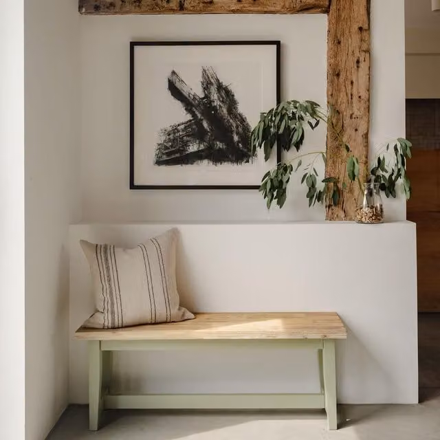 Florence Dining Table Bench in Sage Green Acacia Wood