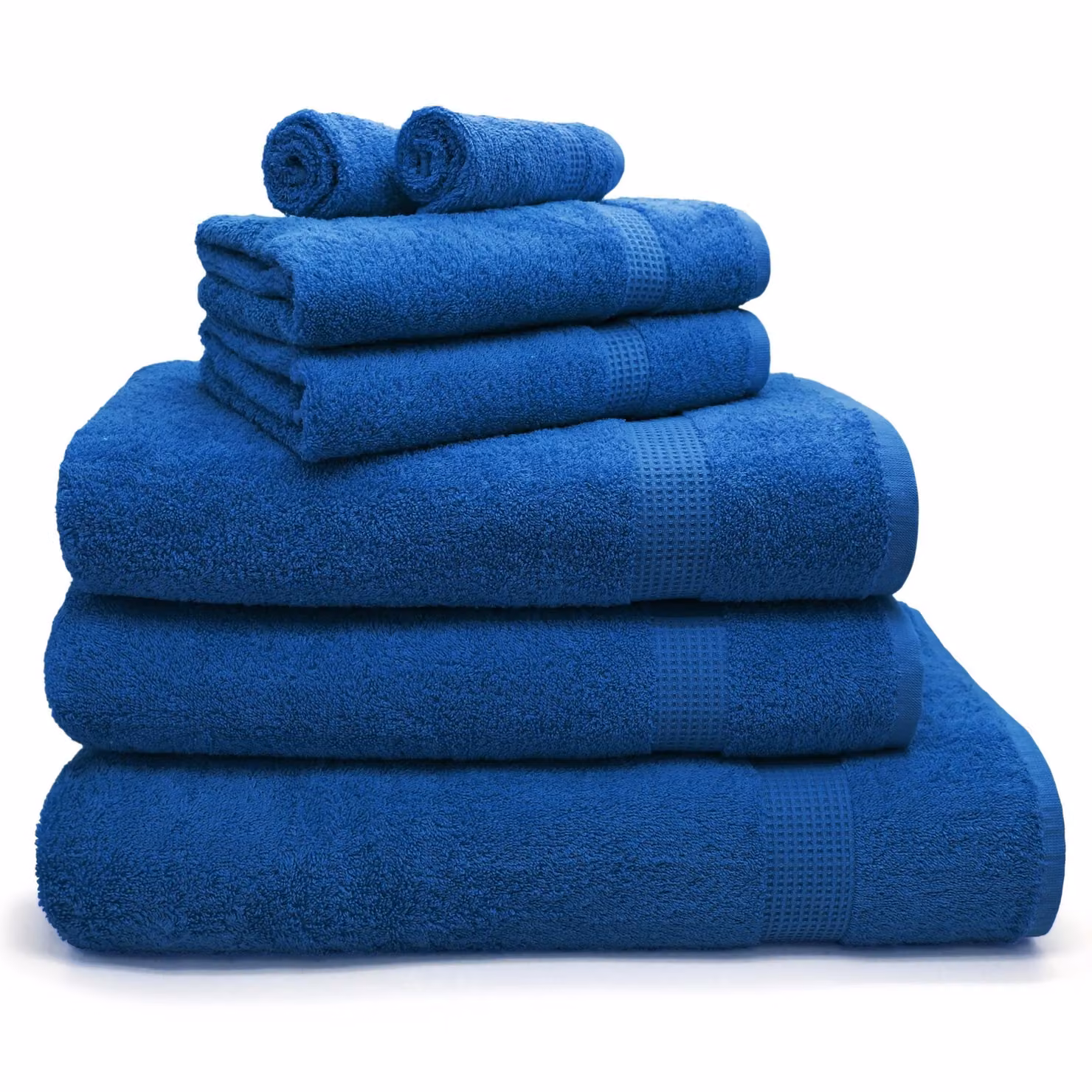 Velosso Luxury 100% Egyptian Cotton Towels, 550gsm, Blue – 2