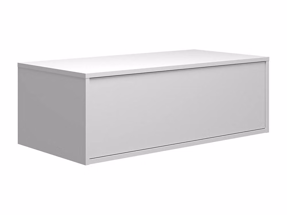 Vente-unique Teana II Wall-Mounted Vanity Unit in White, W/D/H: 94 x 47 x 32 cm – 2
