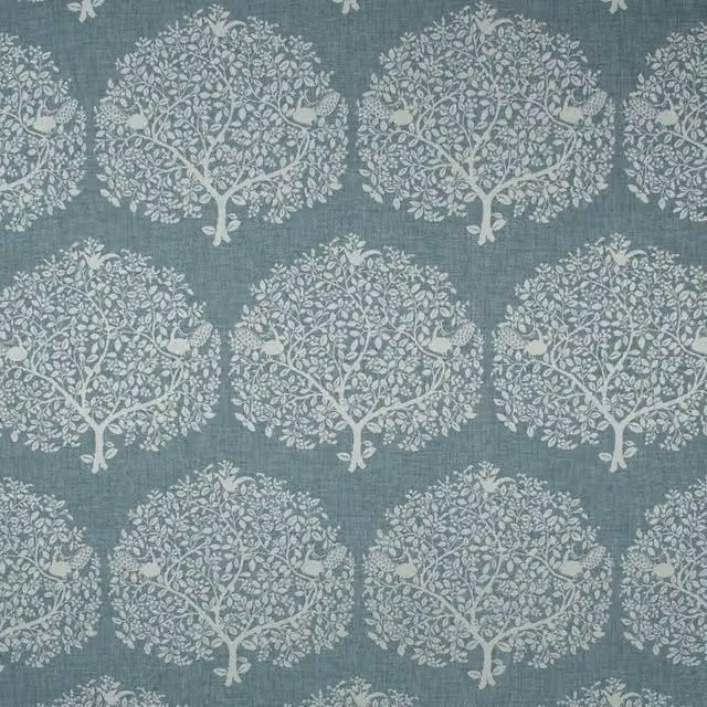 Terrys Tree Of Life Fabric Arona in Blue