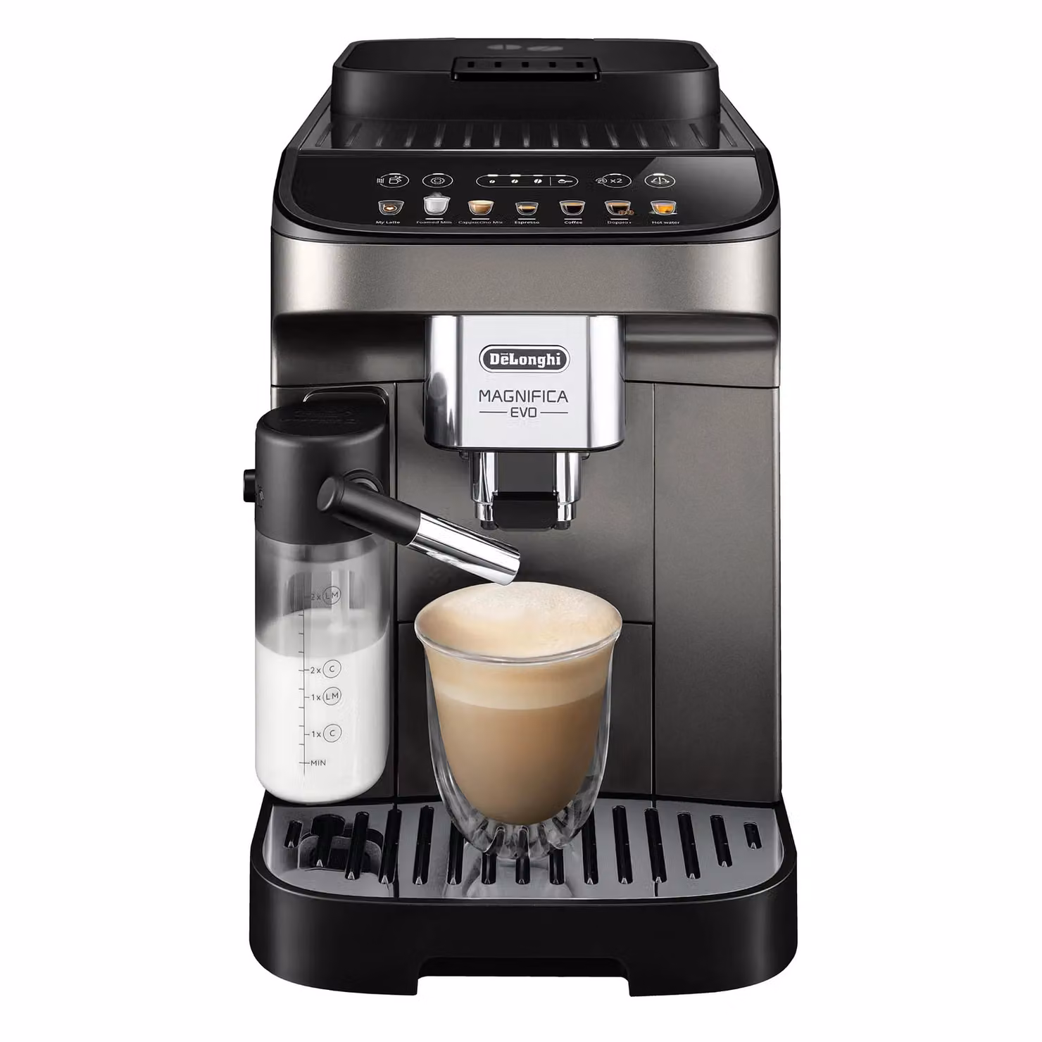 DeLonghi Magnifica Evo Milk Bean to Cup Automatic Coffee Machine, Black – 2