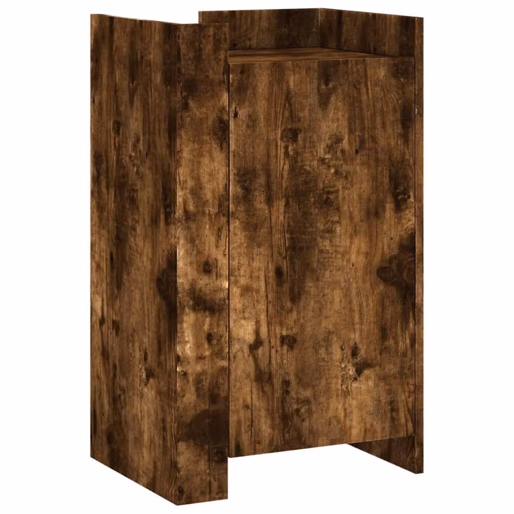 Berkfield Home Smoked Oak Sideboard in Brown, W/D/H: 45 x 35 x 75 cm – 3