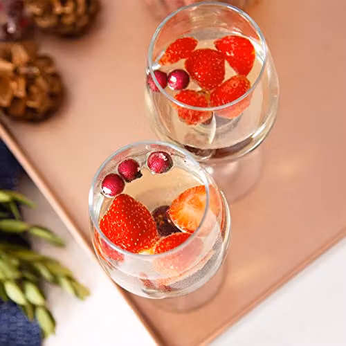 LAV Lal Transparent White Wine Glasses, 295ml, Pack of 12 – 3