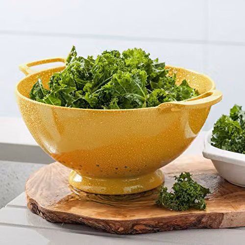 Zeal Melamine Colander in Yellow, Diameter: 24 cm – 5
