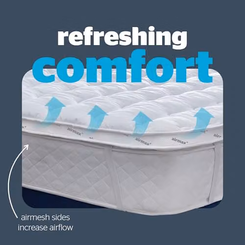 Silentnight Airmax Mattress Topper, White – 3