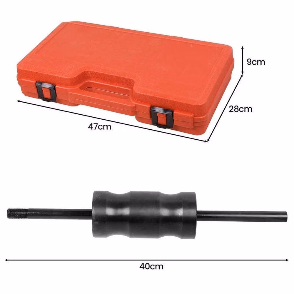 NESTLUNE Diesel Injector Puller Removal Tool Common Rail Adaptor, Red – 3