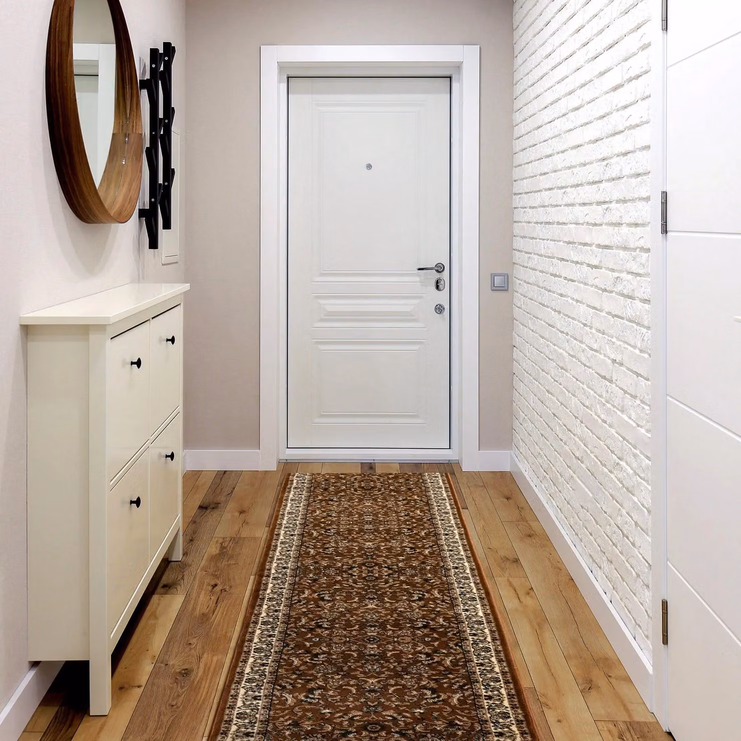 RugsX Royal Heat-Set Oriental Runner in Brown, W: 150 cm, L: 260 cm – 3