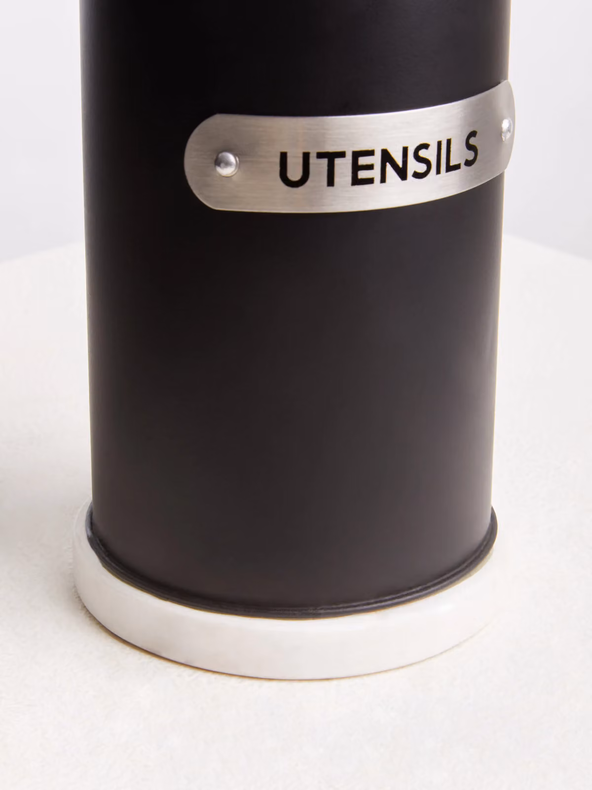 Orsina Black Enamel Freestanding Utensil Holder – 5