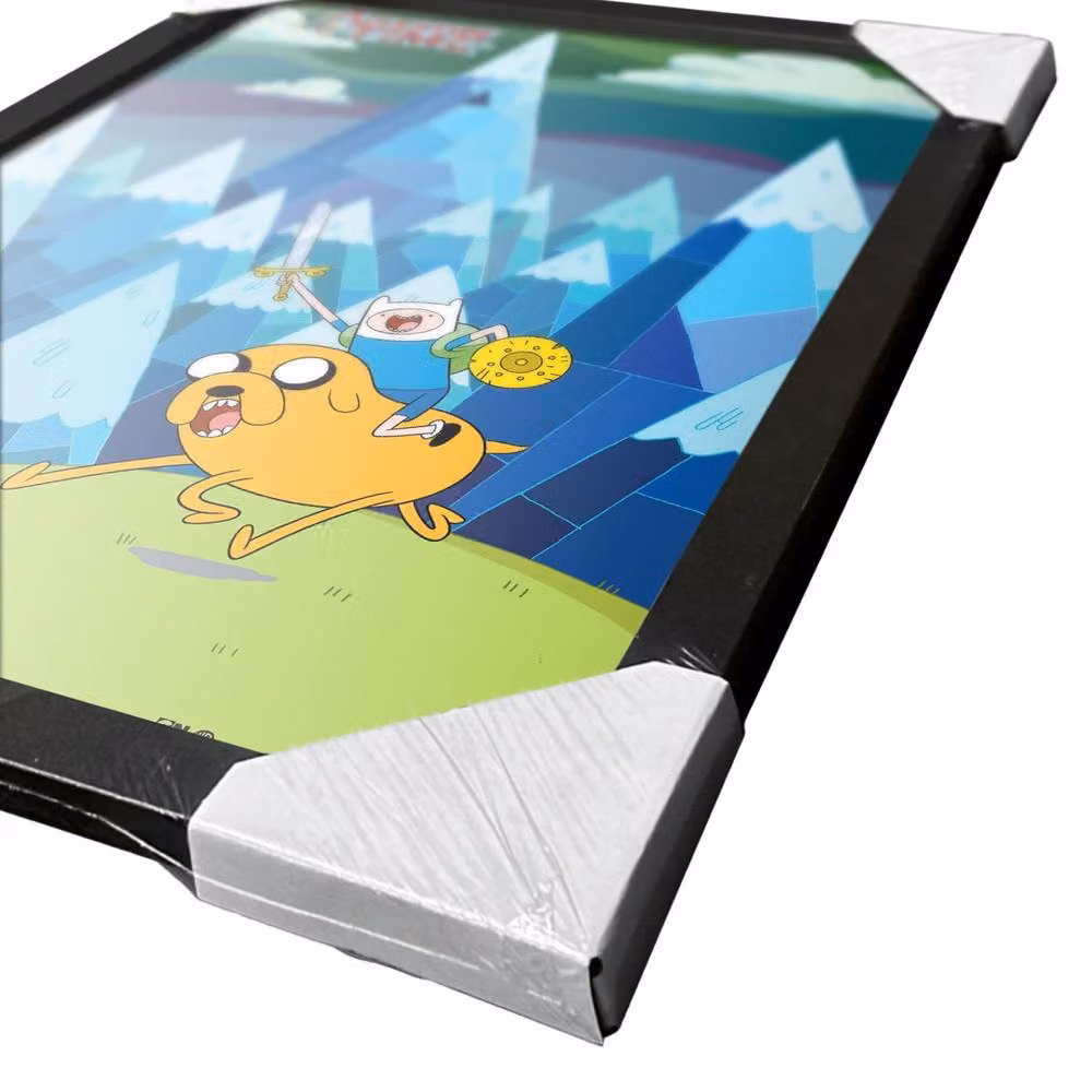 Adventure Time Green Sky Framed Paper Poster – 3