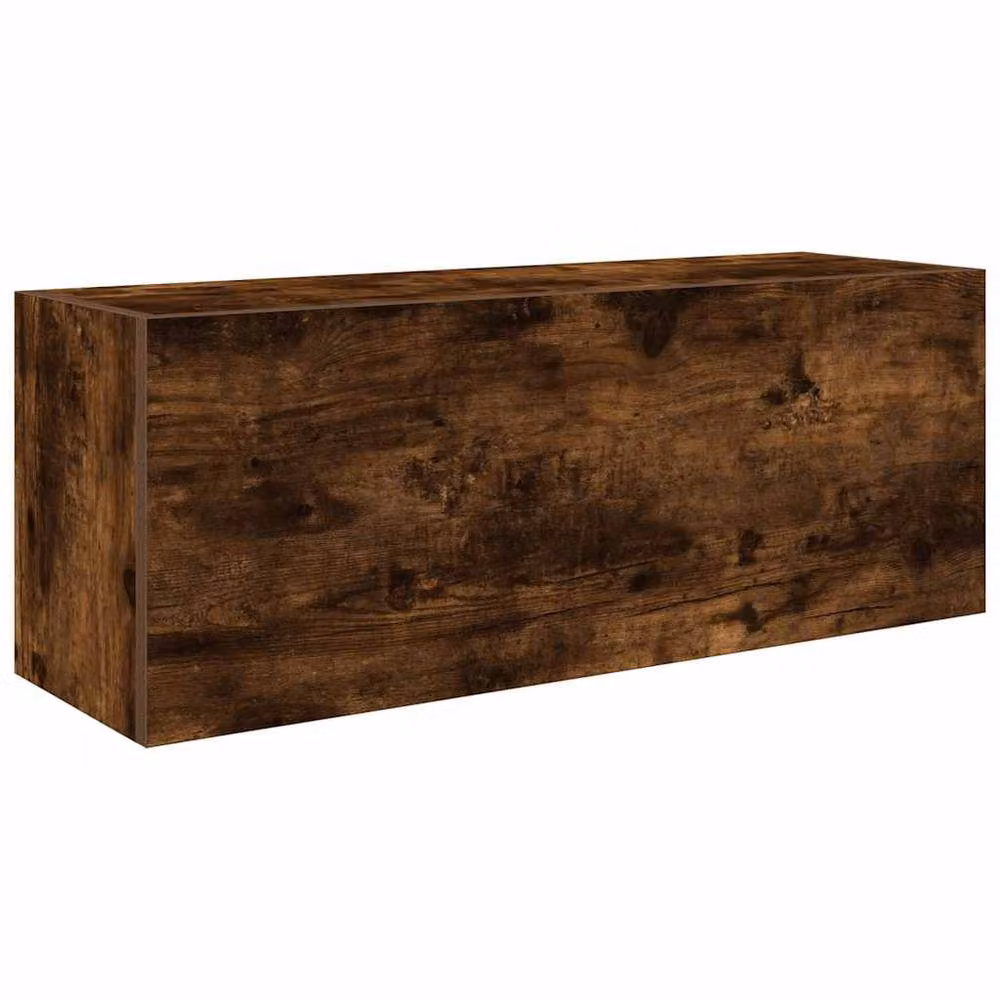 Berkfield Home Decorative Bathroom Wall Cabinet in Smoked Oak Brown, W/D/H: 80 x 25 x 30 cm – 2