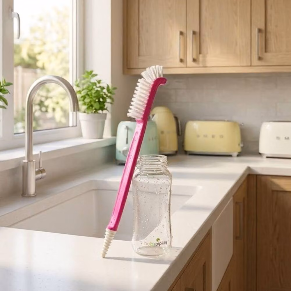 Bedsland BP Bottle Brush Long Handle Cleaning Brush for Bottles and Glassware in Pink – 2