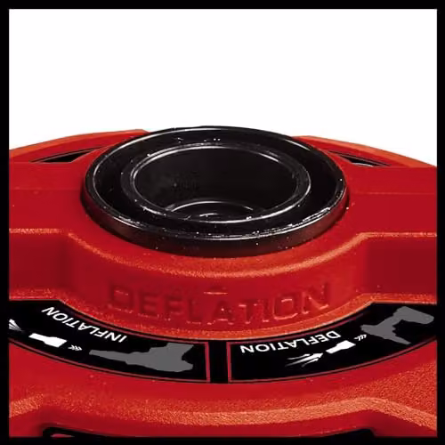 Einhell 18V PXC Cordless Air Pump in Red and Black with 670 L/Min Airflow – 3