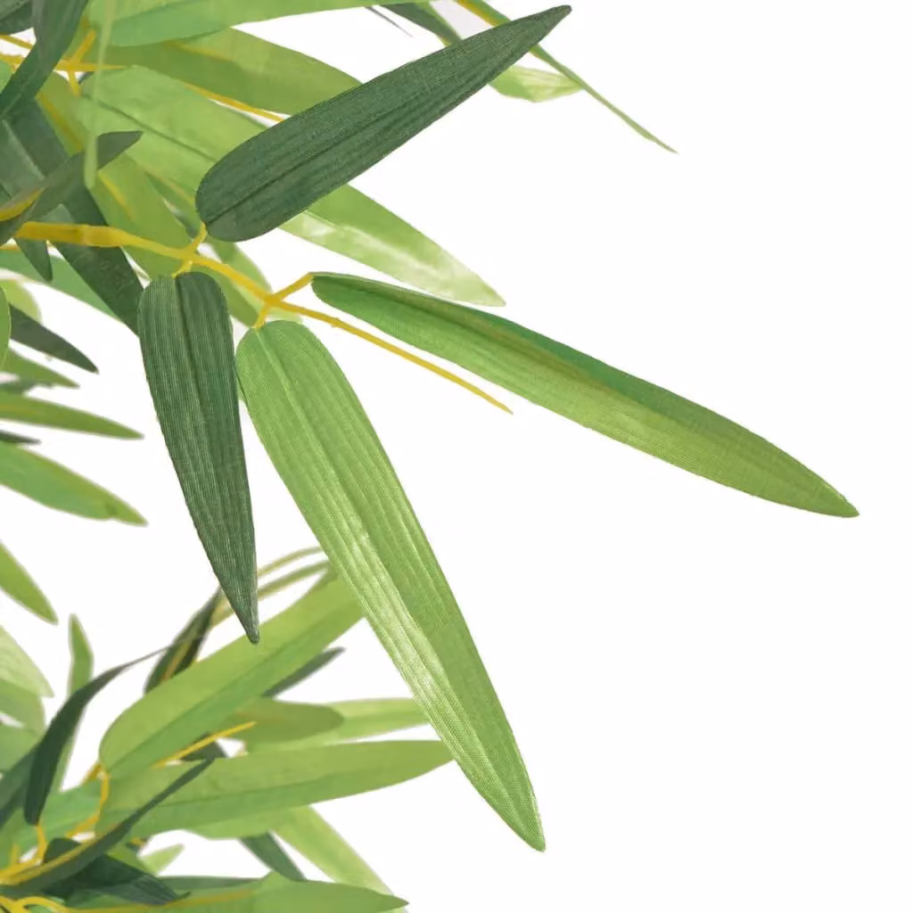 Berkfield Home Artificial Green Bamboo Plant with Pot, Height: 120 cm – 2