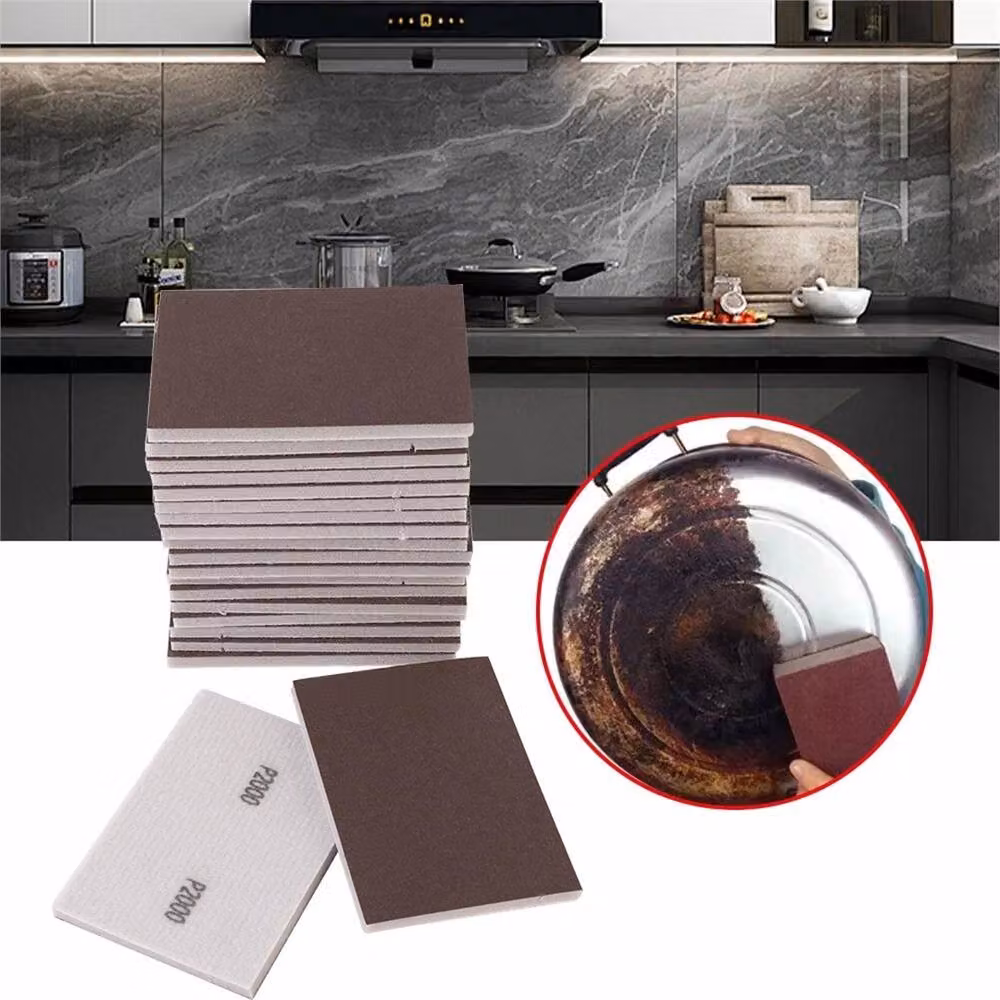 Nordara Fine Grit Wet and Dry Sanding Sponge Pad, Brown – 2