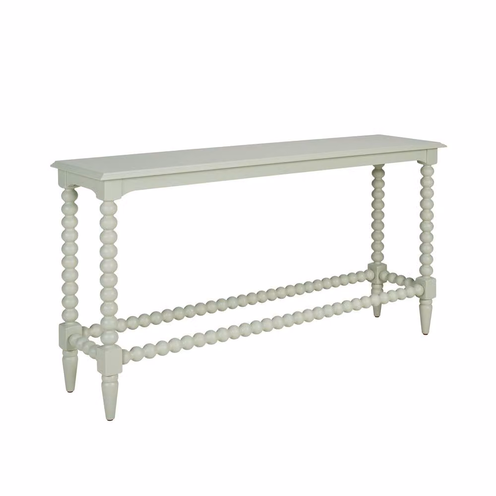 Statement Furniture Cromwell Large Bobbin Design Console Table in Green, W/D/H: 142 x 34 x 76 cm – 2