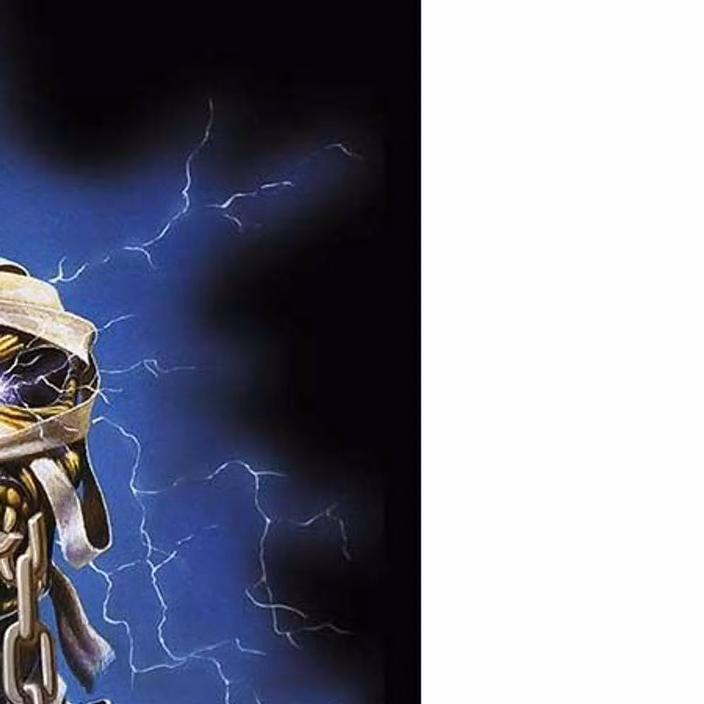 Iron Maiden Powerslave Eddie Textile Poster in Black – 2