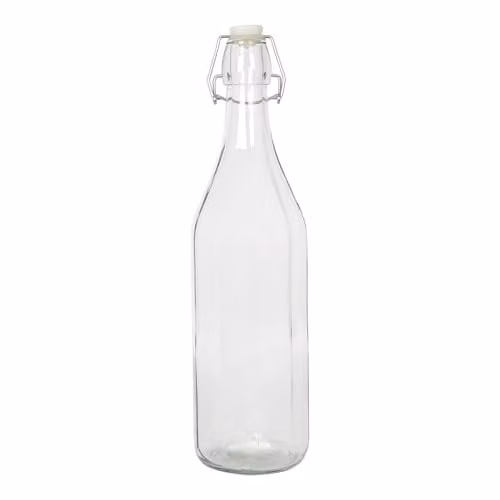 Argon Tableware 1.1 l Glass Bottle with Swing Top Lid in Transparent – 1