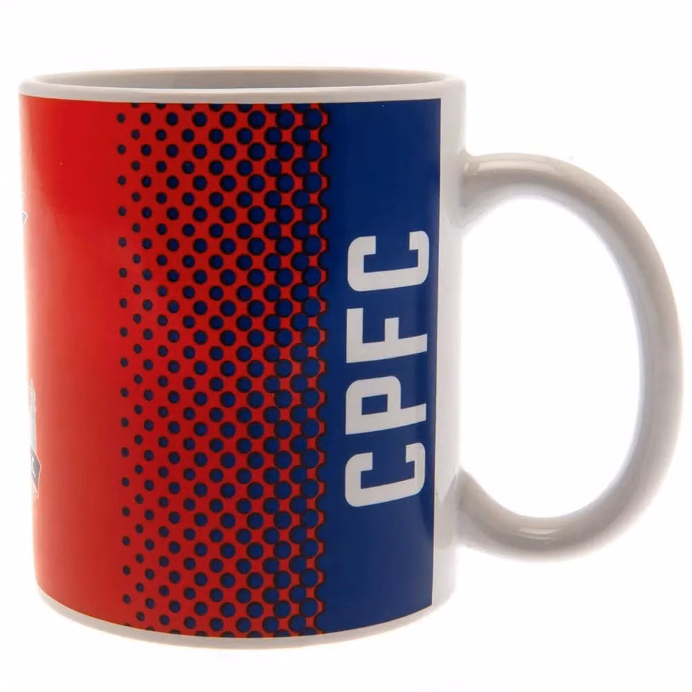 Crystal Palace FC Fade Ceramic Mug in Red