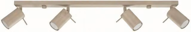 Sollux Lighting Modern Taupe Ceiling Lamp with 4 Lights, W/D/H: 80 x 16 x 6 cm – 1