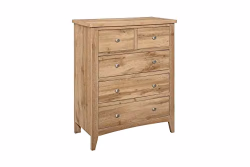 Birlea Hampstead 3 + 2 Chest of Drawers in Oak Brown