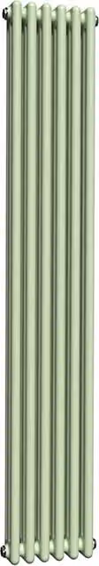 Lux Heat Vertical Coloured Column Radiator in Mint Ice Cream, H 180 cm x W 29 cm