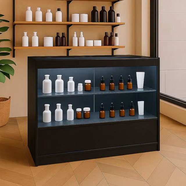 Monster Shop C1200 LED Shop Counter in Matt Black