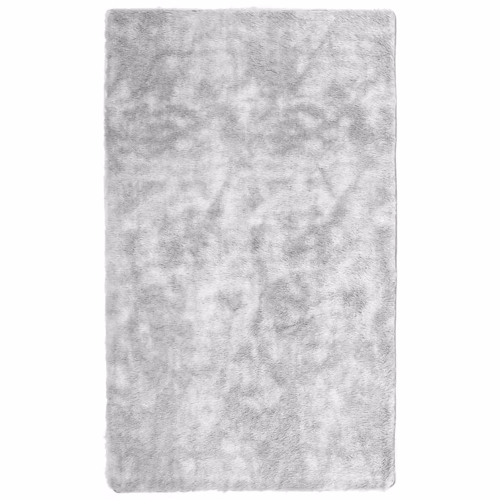 Berkfield Home NAVARRA Shaggy High Pile Rug, Light Grey, W: 60 cm, D: 100 cm – 1
