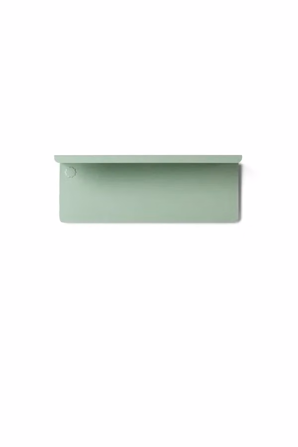 Mustard Made The Ledge In Sage Small Wall Mounted Metal Shelf, Green, W/D/H: 35 x 13 x 12 cm – 2