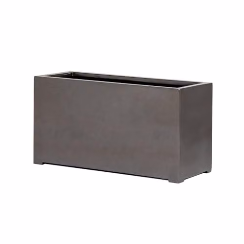 Primrose Grey Stone Trough Planter 80cm W/D/H: 80 x 40 x 30 cm