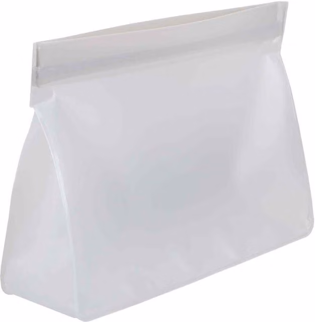 VFM e-Store Reusable Silicone Food Storage Bags with Press Seal Close, Grey, 1.4 l