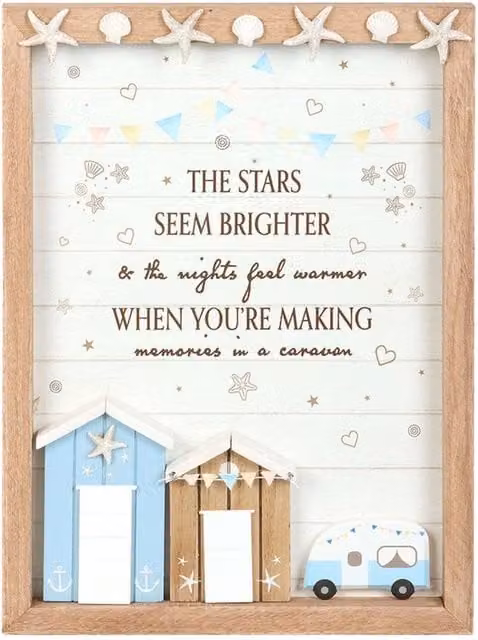 Something Different The Stars Seem Brighter Multicolour Nautical Wooden Hanging Wall Plaque