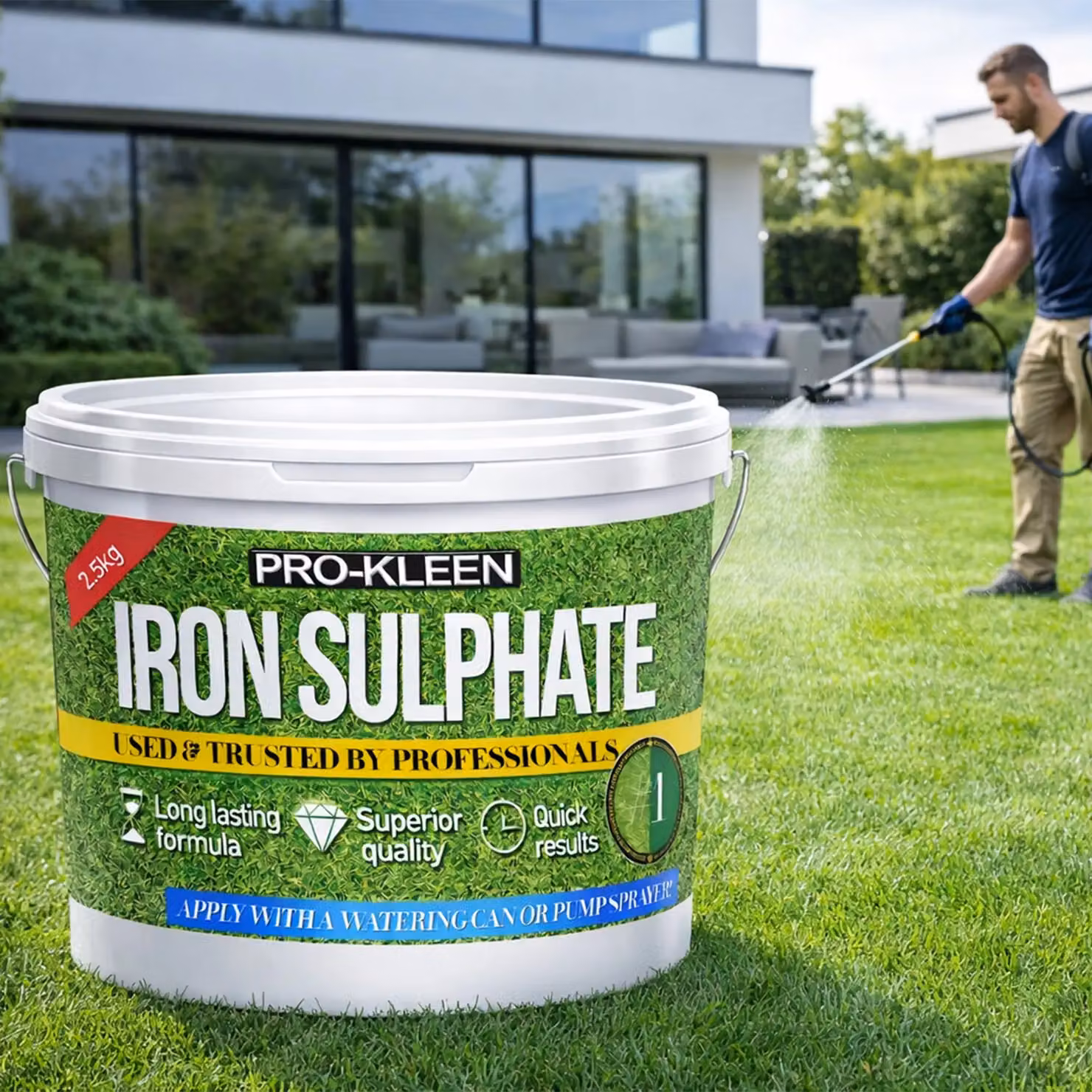 ProKleen Iron Sulphate Lawn Tonic Plant Feed, 2.5 kg – 6