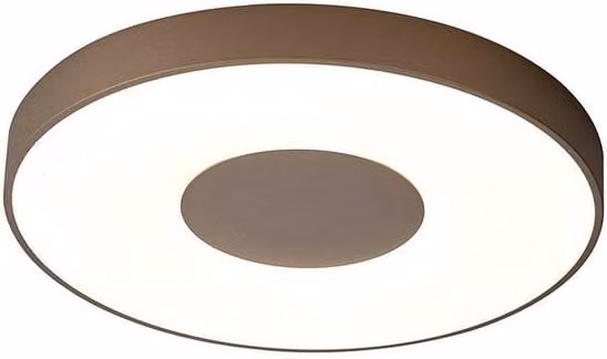 Netlighting Coin Round LED Ceiling Light, Sand Brown, 80W, 3900lm, Dimmable with Remote Control – 1