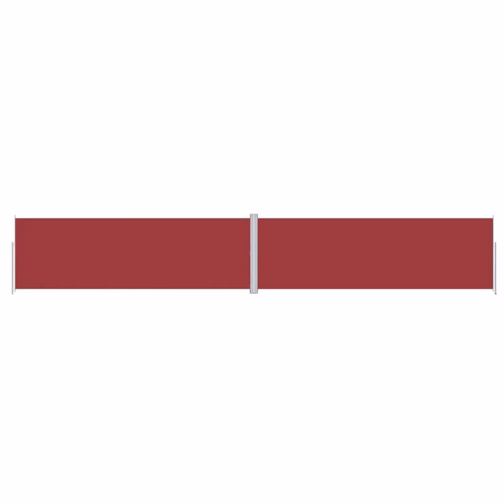 Berkfield Home Red Retractable Roller Side Awning, W: 1200 cm, H: 200 cm – 2