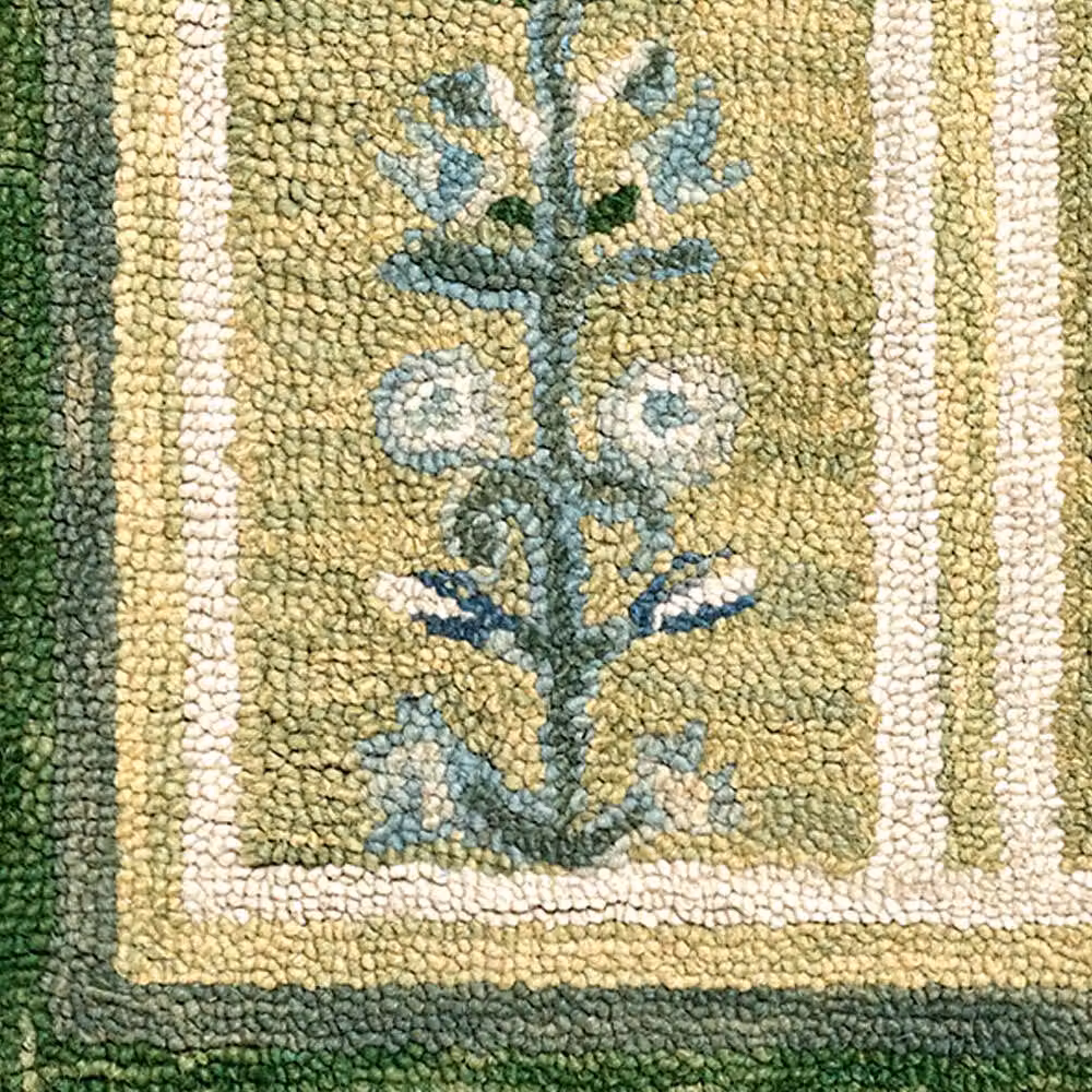Livabliss Fairfax Hand Tufted Wool Global Rug in Green, Beige, Blue and Yellow, W: 200 cm, D: 275 cm – 4