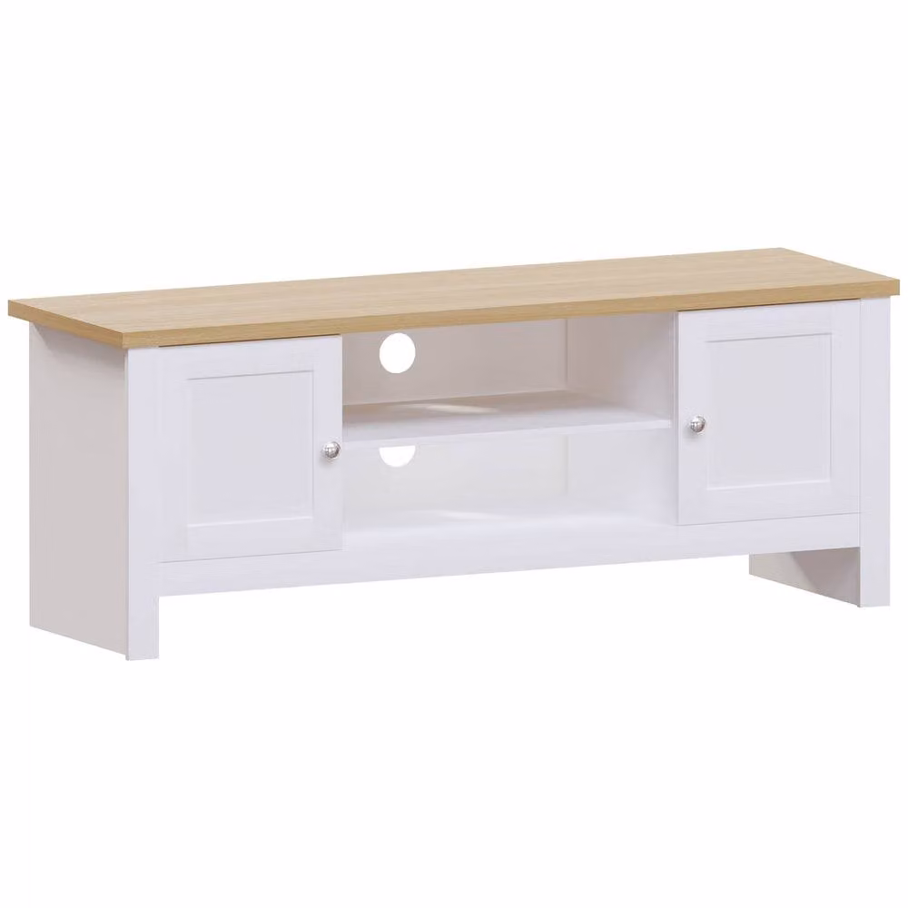 HD Designs Vida Designs Arlington 2 Door TV Unit in White – 2