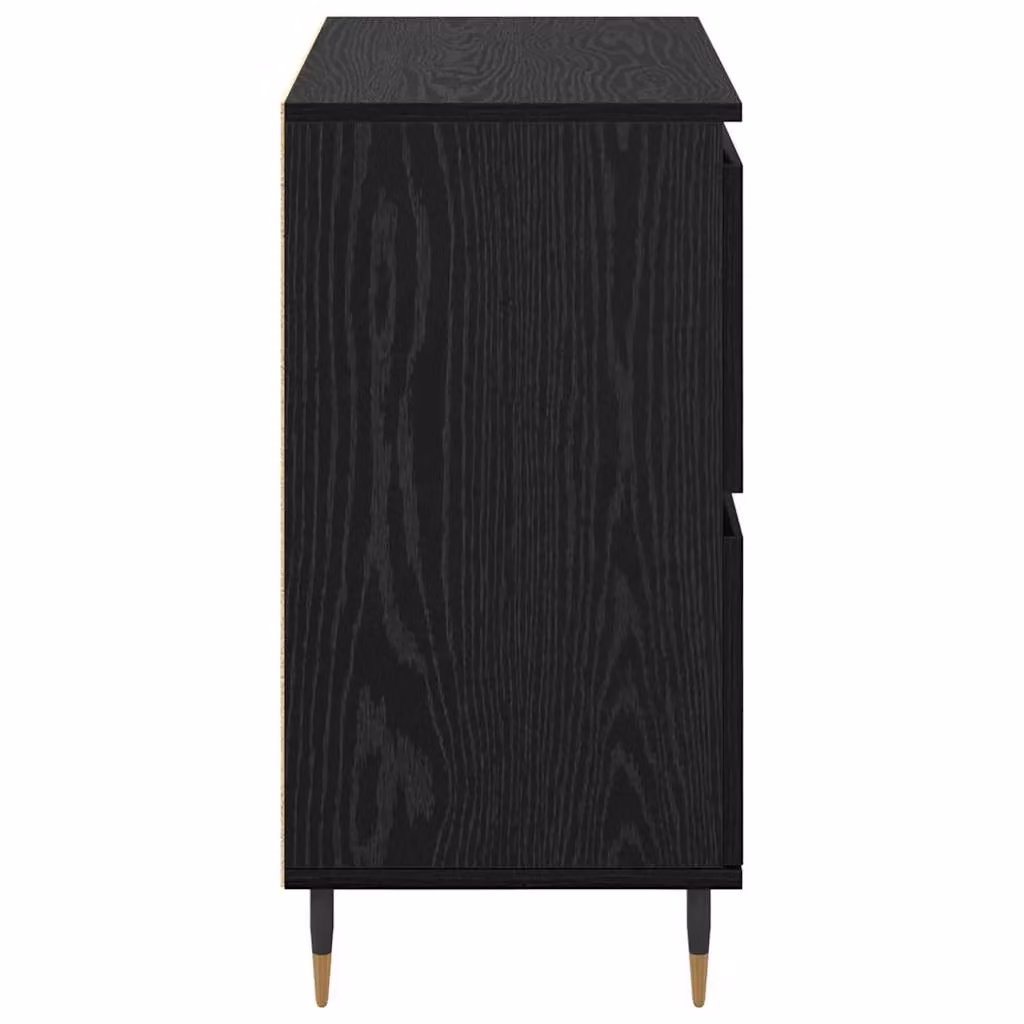 Berkfield Home Modern Black Sideboard with Storage Door, W/D/H: 60 x 35 x 70 cm – 3