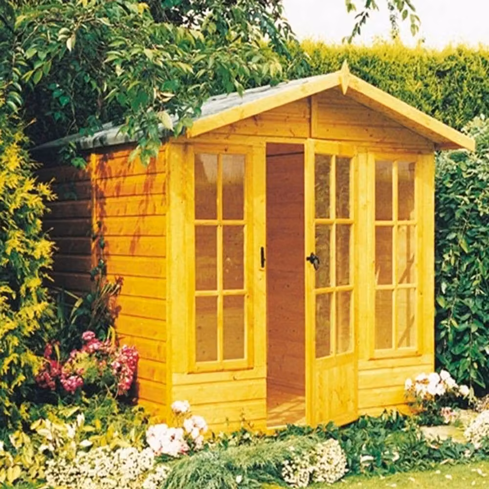 Shires Chatsworth Shiplap Summerhouse Garden Sun Room in Brown – 2