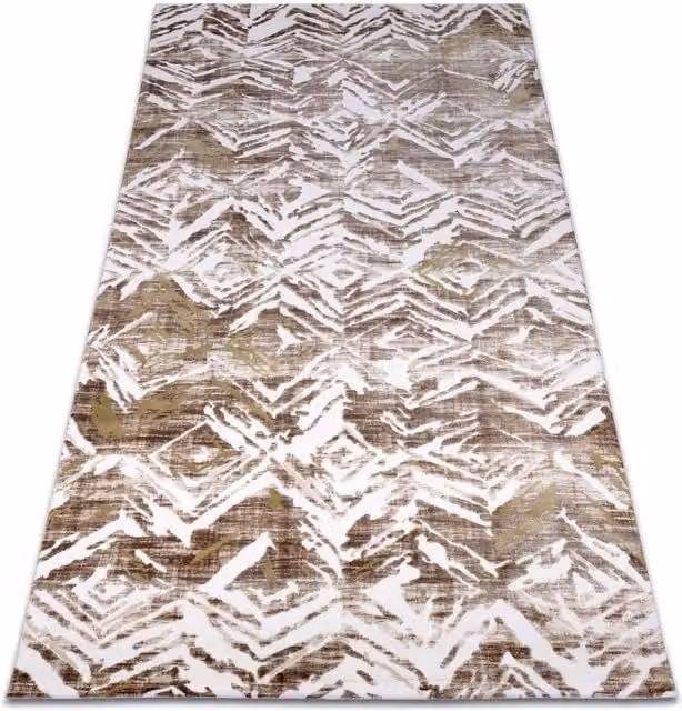 RugsX Abstract Design Rectangular Rug in Beige, W: 160 cm, D: 230 cm