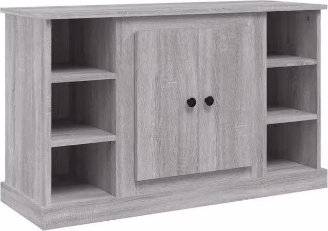 Berkfield Home Grey Sonoma Sideboard, W/D/H: 100 x 35.5 x 60 cm