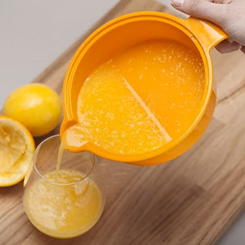 Zeal Orange Citrus Press with Ergonomic Handle and Collecting Bowl – 3