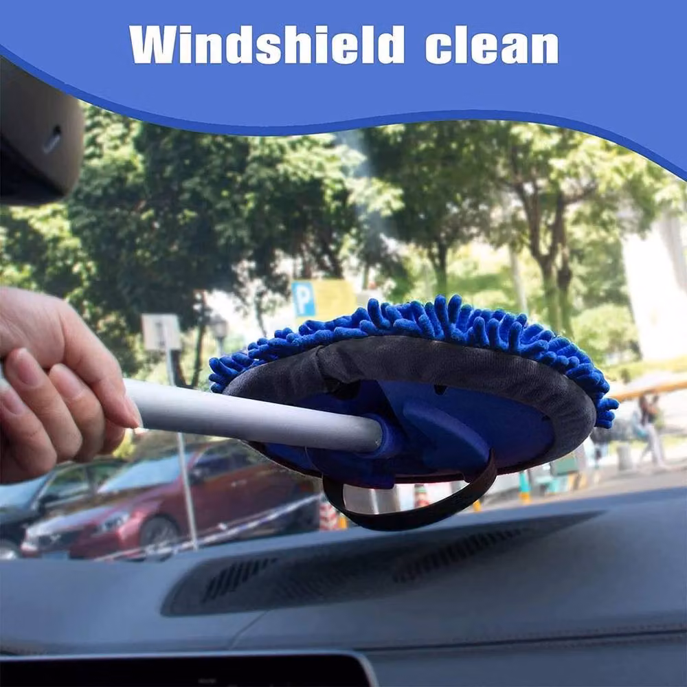 FLAVORA Car Wash Brush Mop Cleaning Broom in Blue – 5
