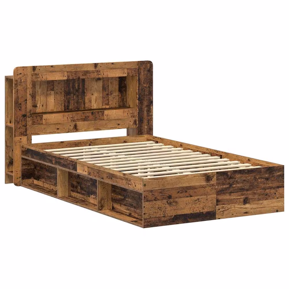 Berkfield Home Modern Bed Frame with Storage Drawers in Brown Engineered Wood W/D/H: 120 x 190 cm – 2