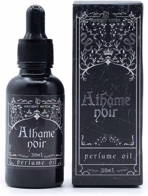KDMD Athame Noir Ancient Witch Perfume Oil in Black