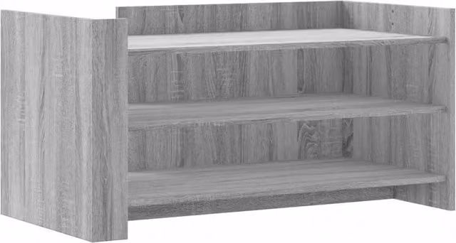 Berkfield Home Grey Sonoma Coffee Table in Engineered Wood, W/D/H: 100 x 50 x 50 cm – 1