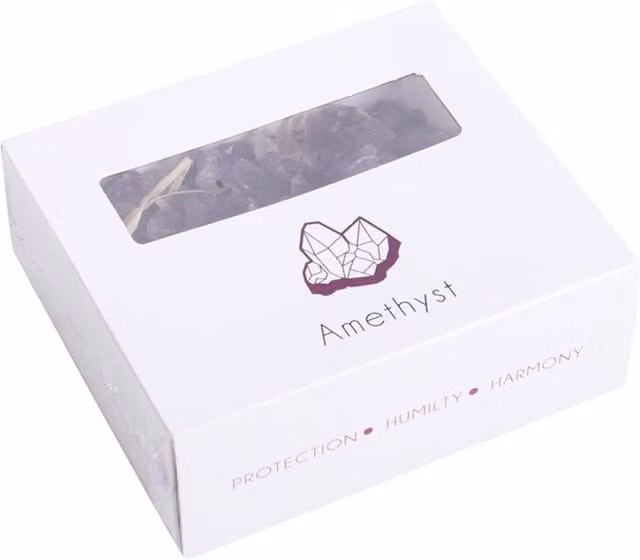 KDMK Purple Amethyst Rough Crystal Chips Stone Granulate